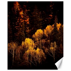 Autumn Fall Foliage Forest Trees Woods Nature Canvas 16  X 20  by danenraven