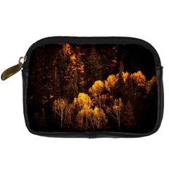 Autumn Fall Foliage Forest Trees Woods Nature Digital Camera Leather Case by danenraven