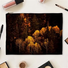 Autumn Fall Foliage Forest Trees Woods Nature Cosmetic Bag (xl) by danenraven