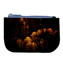 Autumn Fall Foliage Forest Trees Woods Nature Large Coin Purse by danenraven