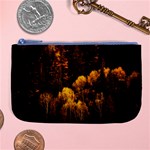 Autumn Fall Foliage Forest Trees Woods Nature Large Coin Purse Front