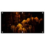 Autumn Fall Foliage Forest Trees Woods Nature Banner and Sign 4  x 2  Front