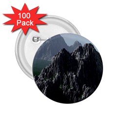 Terrain Mountain Rock Landscape Mountains Nature 2 25  Buttons (100 Pack)  by danenraven