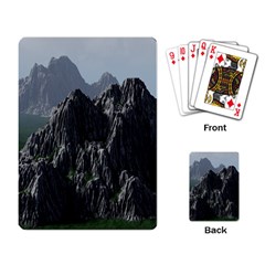 Terrain Mountain Rock Landscape Mountains Nature Playing Cards Single Design (rectangle) by danenraven