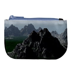 Terrain Mountain Rock Landscape Mountains Nature Large Coin Purse