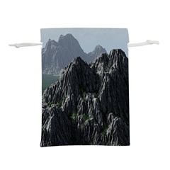 Terrain Mountain Rock Landscape Mountains Nature Lightweight Drawstring Pouch (s) by danenraven