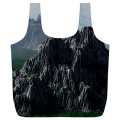 Terrain Mountain Rock Landscape Mountains Nature Full Print Recycle Bag (xxxl) by danenraven