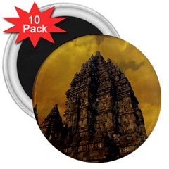 Temple Prambanan Java Indonesia 3  Magnets (10 Pack)  by danenraven