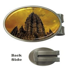 Temple Prambanan Java Indonesia Money Clips (oval)  by danenraven