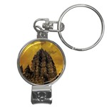 Temple Prambanan Java Indonesia Nail Clippers Key Chain Front