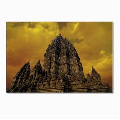 Temple Prambanan Java Indonesia Postcard 4 x 6  (pkg Of 10) by danenraven