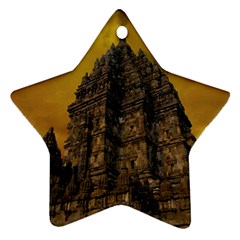 Temple Prambanan Java Indonesia Star Ornament (two Sides) by danenraven