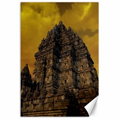 Temple Prambanan Java Indonesia Canvas 12  X 18  by danenraven