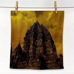 Temple Prambanan Java Indonesia Face Towel by danenraven