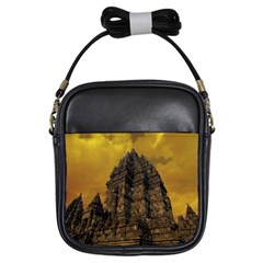 Temple Prambanan Java Indonesia Girls Sling Bag by danenraven