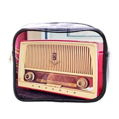 Radio Vintage Listen Retro Music Frequency Mini Toiletries Bag (one Side) by danenraven