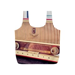 Radio Vintage Listen Retro Music Frequency Full Print Recycle Bag (s) by danenraven