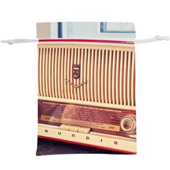 Radio Vintage Listen Retro Music Frequency Lightweight Drawstring Pouch (xl) by danenraven