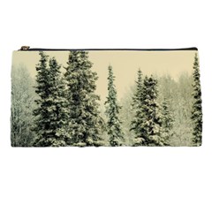 Winter Snow Frost Landscape Forest Trees Woods Pencil Case by danenraven