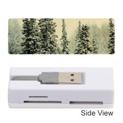 Winter Snow Frost Landscape Forest Trees Woods Memory Card Reader (stick) by danenraven