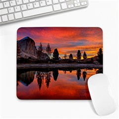 Lago Di Limides Dolomites Alps Italy Mountains Large Mousepad by danenraven