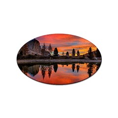 Lago Di Limides Dolomites Alps Italy Mountains Sticker Oval (10 Pack) by danenraven