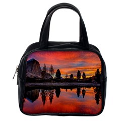 Lago Di Limides Dolomites Alps Italy Mountains Classic Handbag (one Side) by danenraven