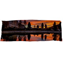 Lago Di Limides Dolomites Alps Italy Mountains Body Pillow Case Dakimakura (two Sides) by danenraven