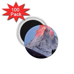 Matterhorn Mountain High Mountains Landscape 1 75  Magnets (100 Pack)  by danenraven