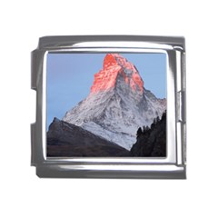 Matterhorn Mountain High Mountains Landscape Mega Link Italian Charm (18mm) by danenraven