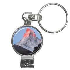 Matterhorn Mountain High Mountains Landscape Nail Clippers Key Chain