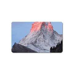 Matterhorn Mountain High Mountains Landscape Magnet (name Card)