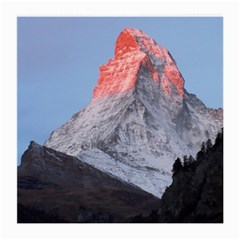 Matterhorn Mountain High Mountains Landscape Medium Glasses Cloth (2 Sides) by danenraven