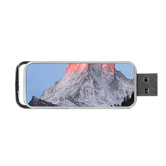 Matterhorn Mountain High Mountains Landscape Portable Usb Flash (one Side) by danenraven