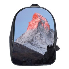 Matterhorn Mountain High Mountains Landscape School Bag (xl) by danenraven