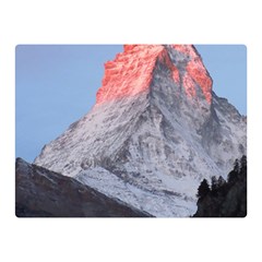 Matterhorn Mountain High Mountains Landscape Double Sided Flano Blanket (mini)  by danenraven