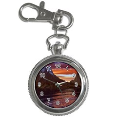 Sunset Island Tropical Sea Ocean Water Travel Key Chain Watches by danenraven