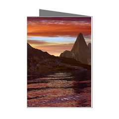 Sunset Island Tropical Sea Ocean Water Travel Mini Greeting Cards (pkg Of 8) by danenraven