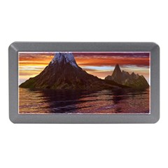 Sunset Island Tropical Sea Ocean Water Travel Memory Card Reader (mini) by danenraven