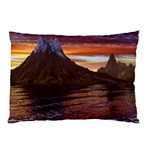 Sunset Island Tropical Sea Ocean Water Travel Pillow Case (Two Sides) Front