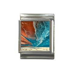 Sea Ocean Coastline Coast Sky Clouds Beach Sand Italian Charm (13mm) by danenraven