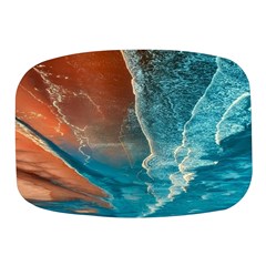 Sea Ocean Coastline Coast Sky Clouds Beach Sand Mini Square Pill Box by danenraven