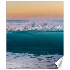 Beach Sea Waves Water Ocean Landscape Nature Canvas 20  X 24  by danenraven