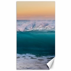 Beach Sea Waves Water Ocean Landscape Nature Canvas 40  X 72  by danenraven