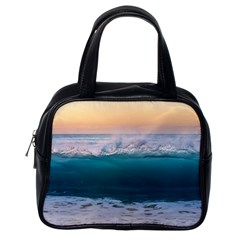 Beach Sea Waves Water Ocean Landscape Nature Classic Handbag (one Side) by danenraven