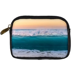 Beach Sea Waves Water Ocean Landscape Nature Digital Camera Leather Case by danenraven