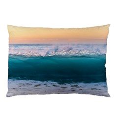 Beach Sea Waves Water Ocean Landscape Nature Pillow Case (two Sides) by danenraven