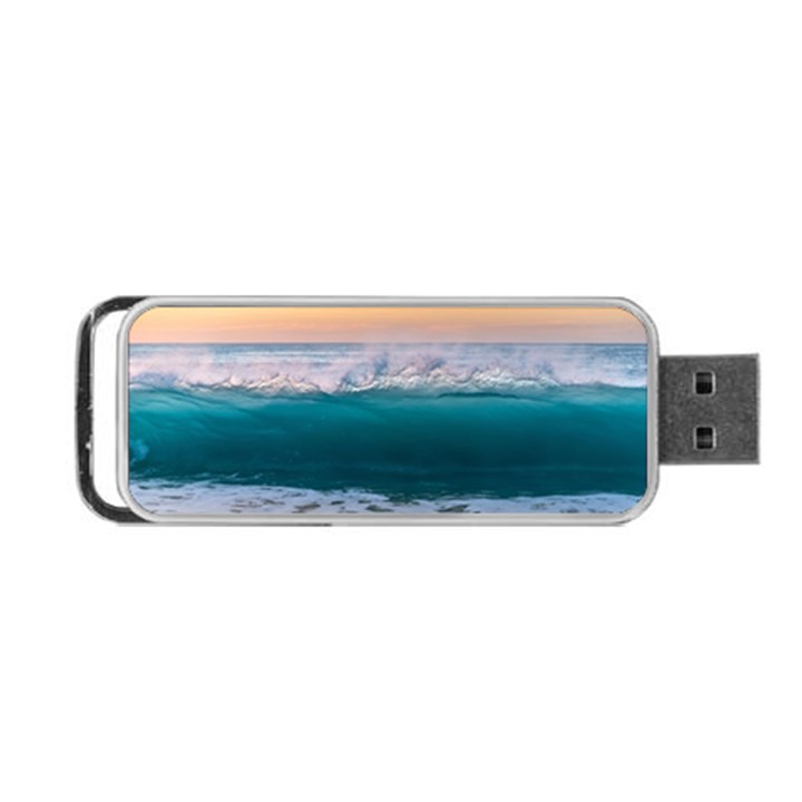 Beach Sea Waves Water Ocean Landscape Nature Portable USB Flash (Two Sides)