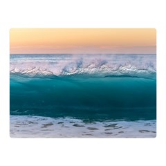 Beach Sea Waves Water Ocean Landscape Nature Double Sided Flano Blanket (mini)  by danenraven