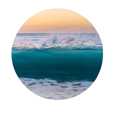 Beach Sea Waves Water Ocean Landscape Nature Mini Round Pill Box (pack Of 3)